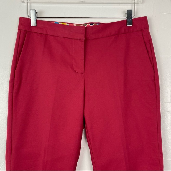 Boden Pink Crop Trouser Dress Pants US 10R - Picture 2 of 9